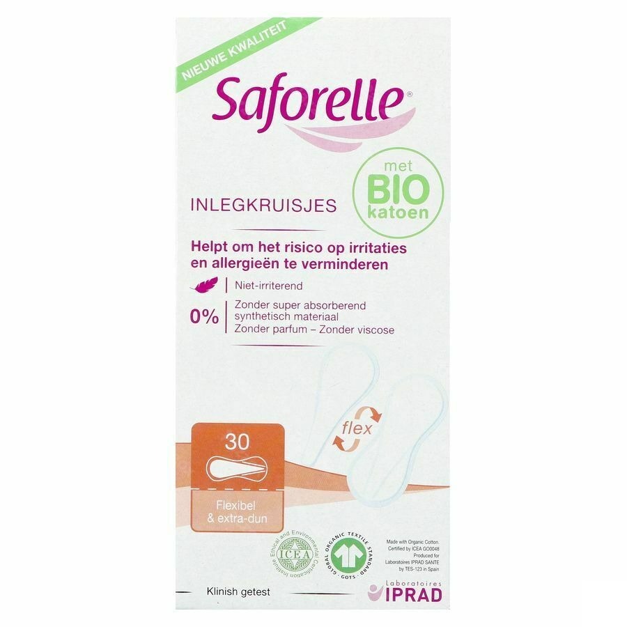 Saforelle Inlegkruisjes 30 Stuks