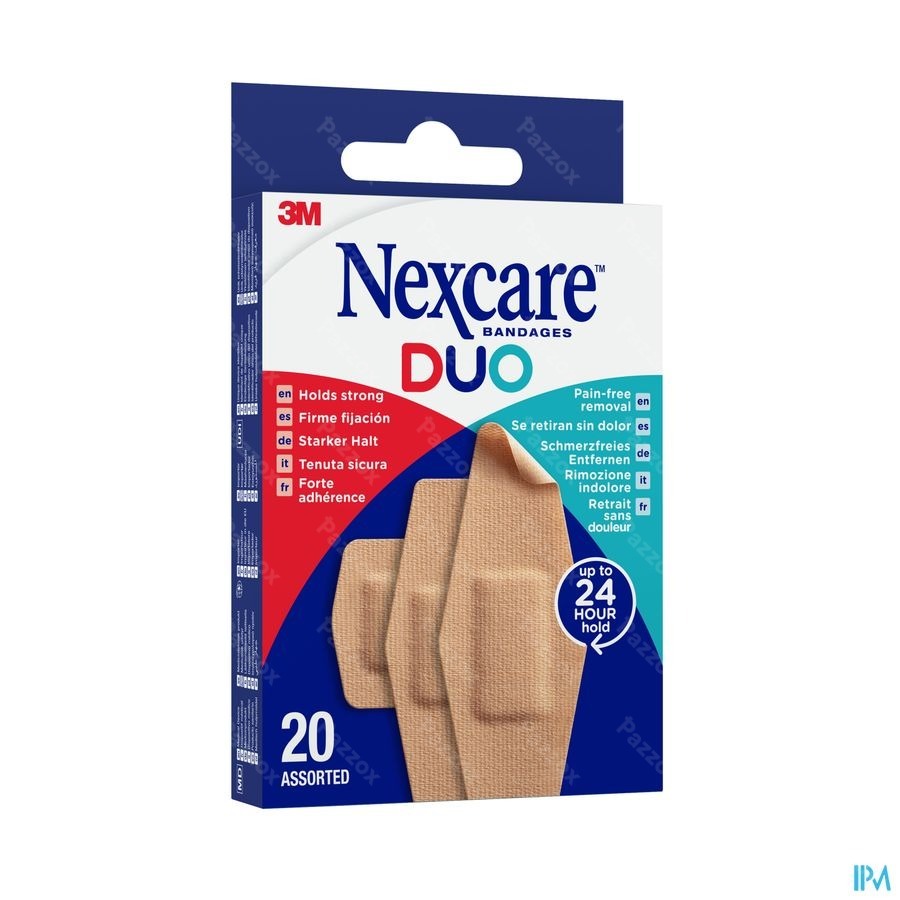Nexcare 3m Duo Pleister Assorti 20