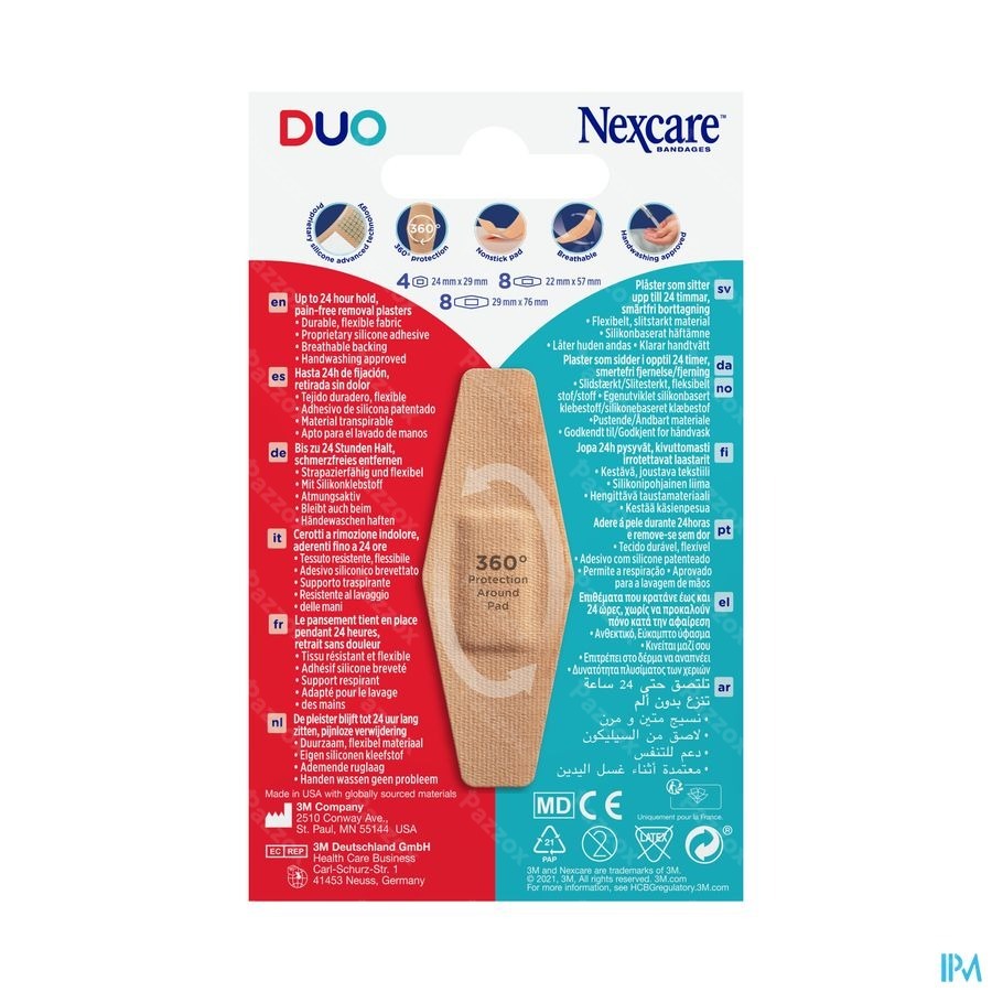 Nexcare 3m Duo Pleister Assorti 20