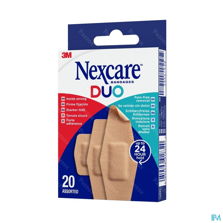 Nexcare 3m Duo Pleister Assorti 20