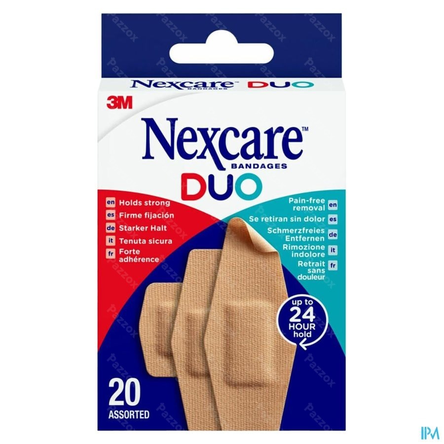 Nexcare 3m Duo Pleister Assorti 20