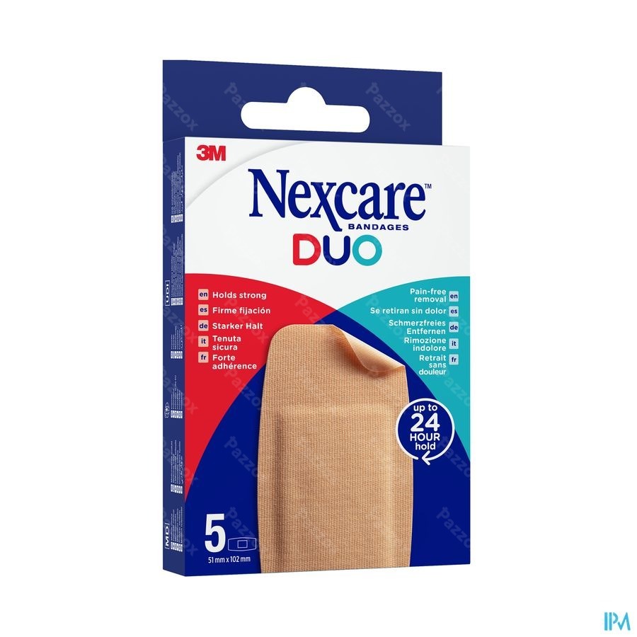 Nexcare 3m Duo Pleister Maxi 51x102mm 5