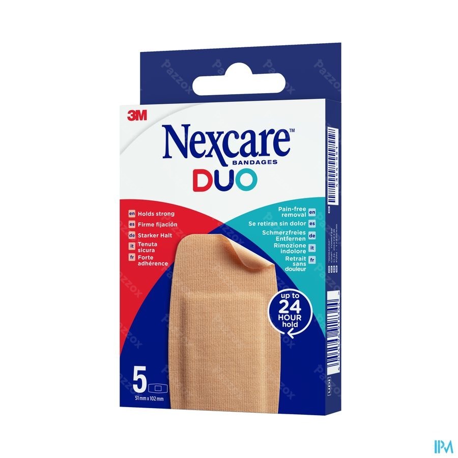 Nexcare 3m Duo Pleister Maxi 51x102mm 5