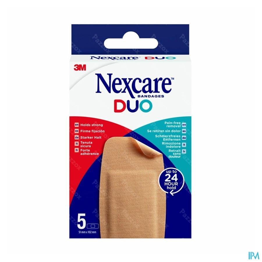 Nexcare 3m Duo Pleister Maxi 51x102mm 5