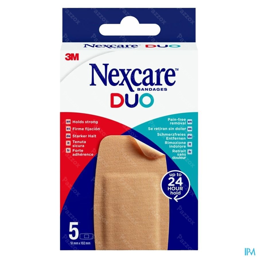 Nexcare 3m Duo Pleister Maxi 51x102mm 5