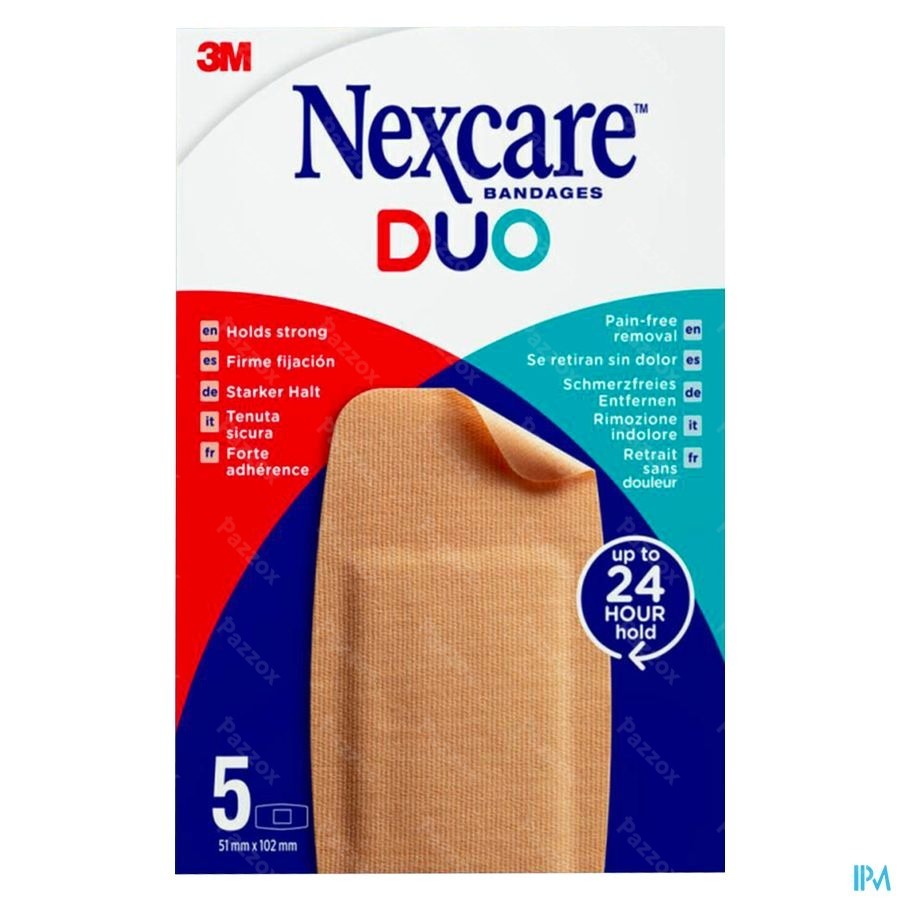 Nexcare 3m Duo Pleister Maxi 51x102mm 5