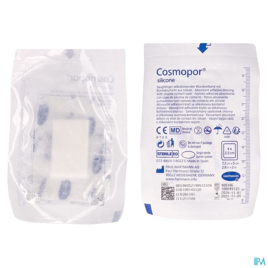 Cosmopor Silicone 7,2x 5cm 10