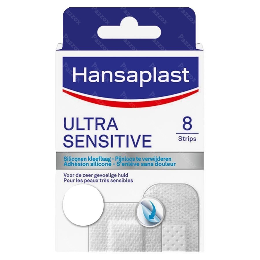 Hansaplast Pleisters Ultra Sensitive 8