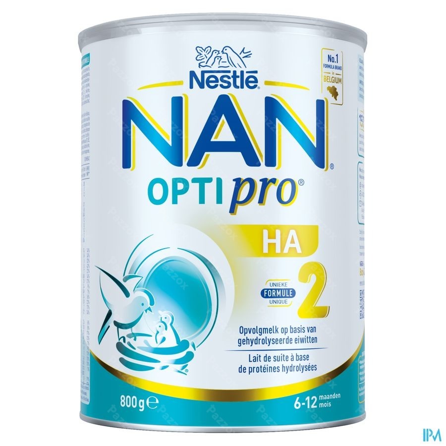 Nan Optipro HA 2 Hypoallergene Opvolgmelk Baby 6+ 800g