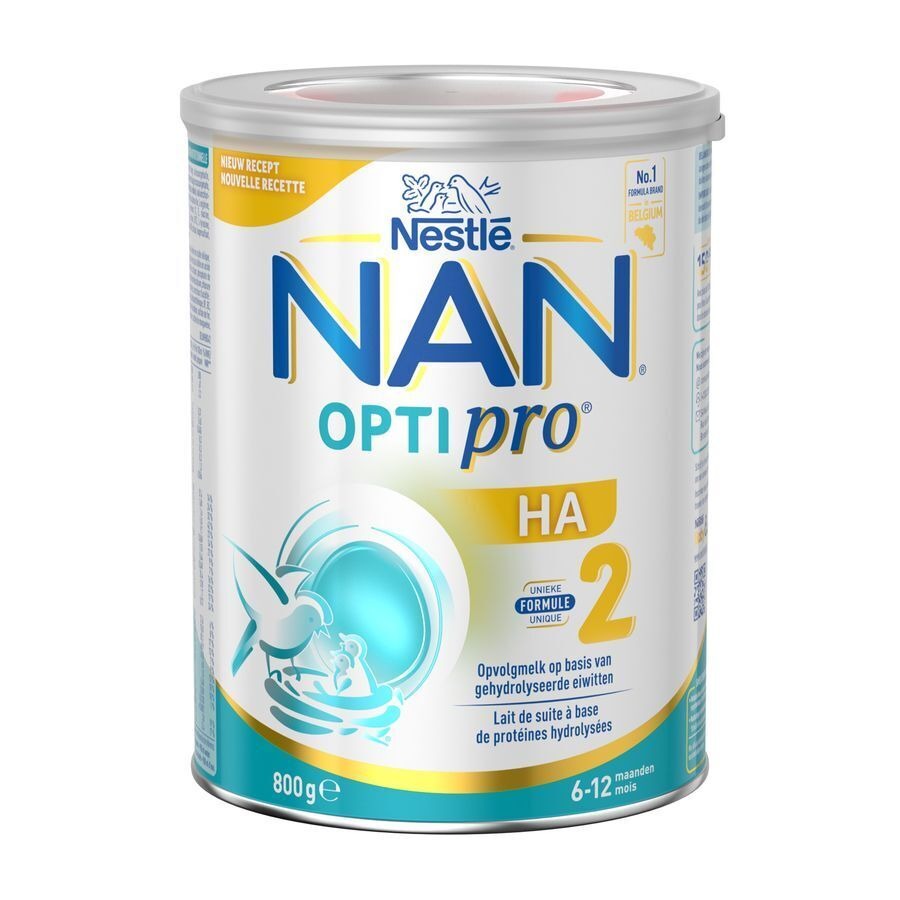 Nan Optipro HA 2 Hypoallergene Opvolgmelk Baby 6+ 800g