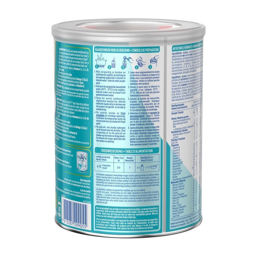 Nan Optipro HA 2 Hypoallergene Opvolgmelk Baby 6+ 800g