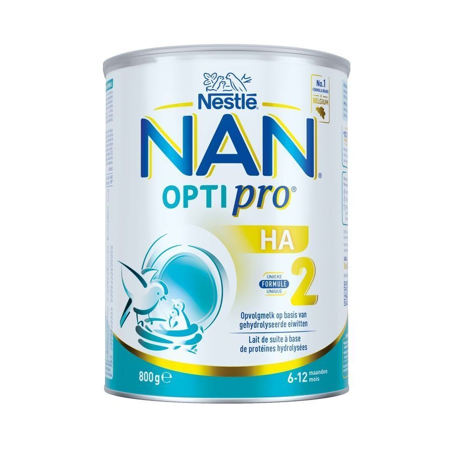 Nan Optipro HA 2 Hypoallergene Opvolgmelk Baby 6+ 800g
