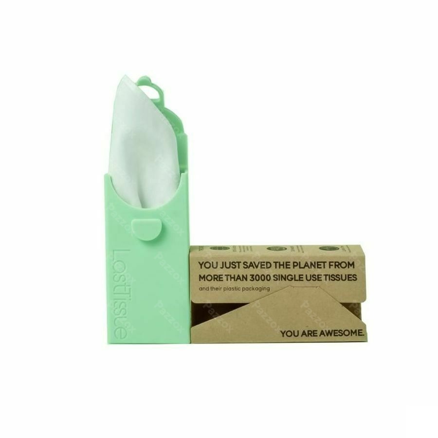 Lasttissue Wasbare Pakje Zakdoeken Groen 6