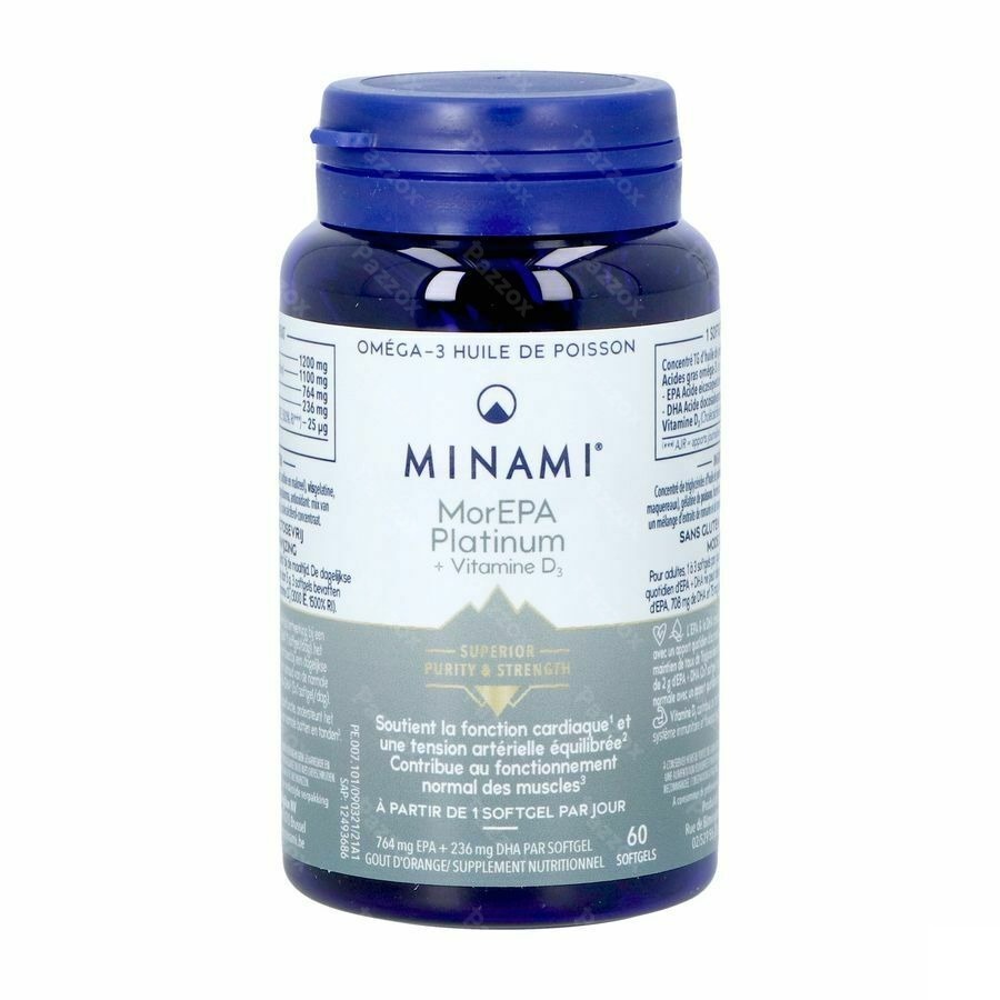Minami Morepa Platinum + Vit D3 Caps 60