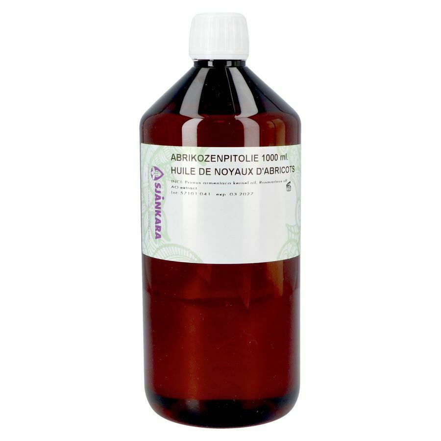Sjankara Abrikozenpit Plantaardige Olie 1000ml