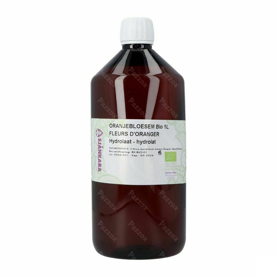 Sjankara Oranjebloesem Hydrolaat Bio 1000ml