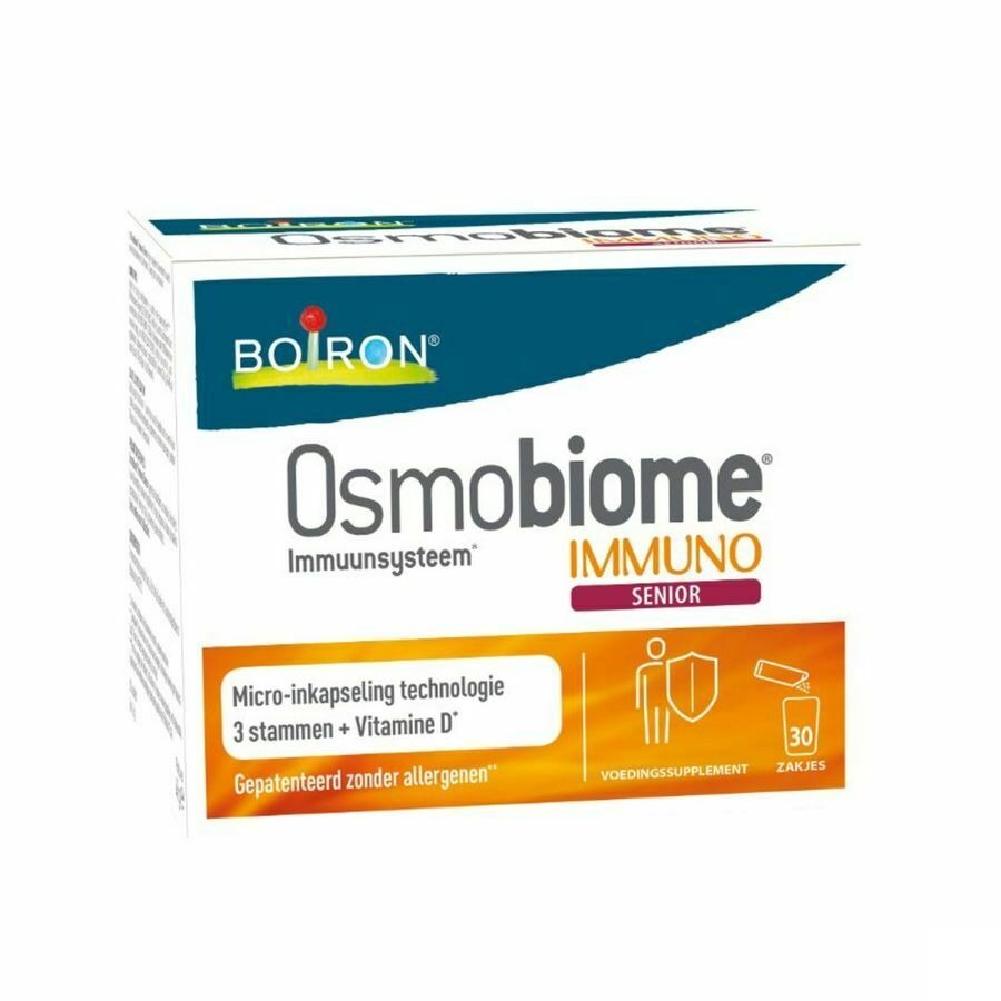 Boiron Osmobiome Immuno Senior Voedingssupplement Darmen 30 poederzakjes