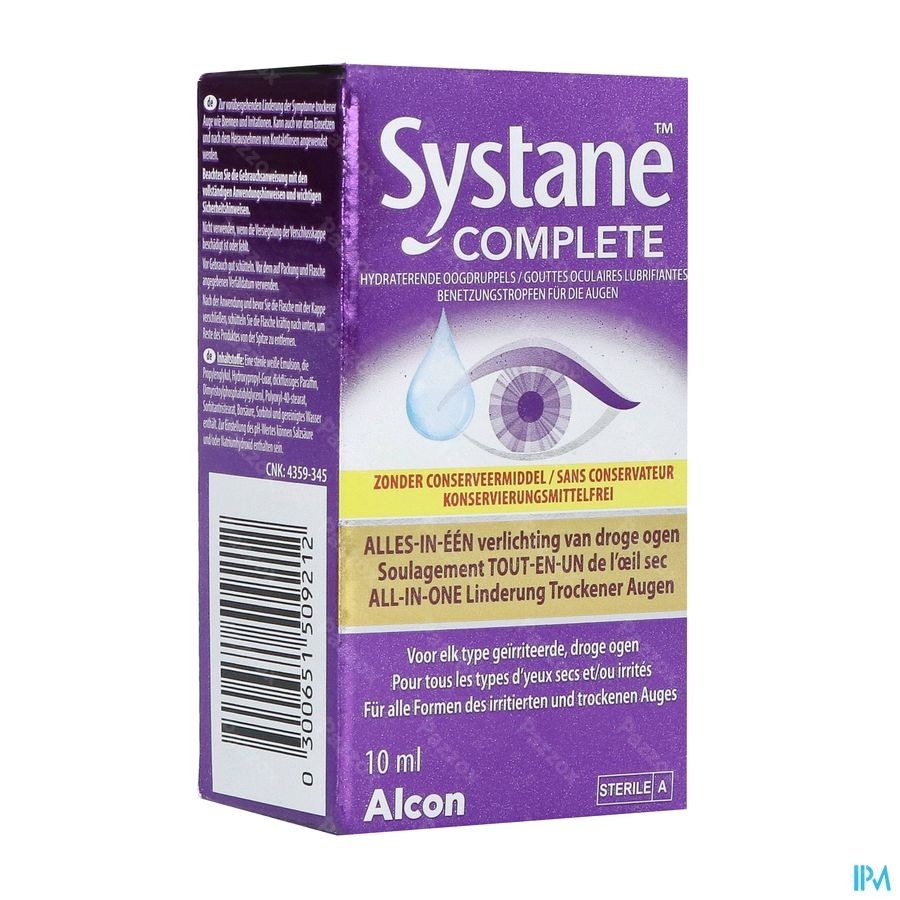 Systane Complete Oogdruppels Conserveermiddelvrij 10ml