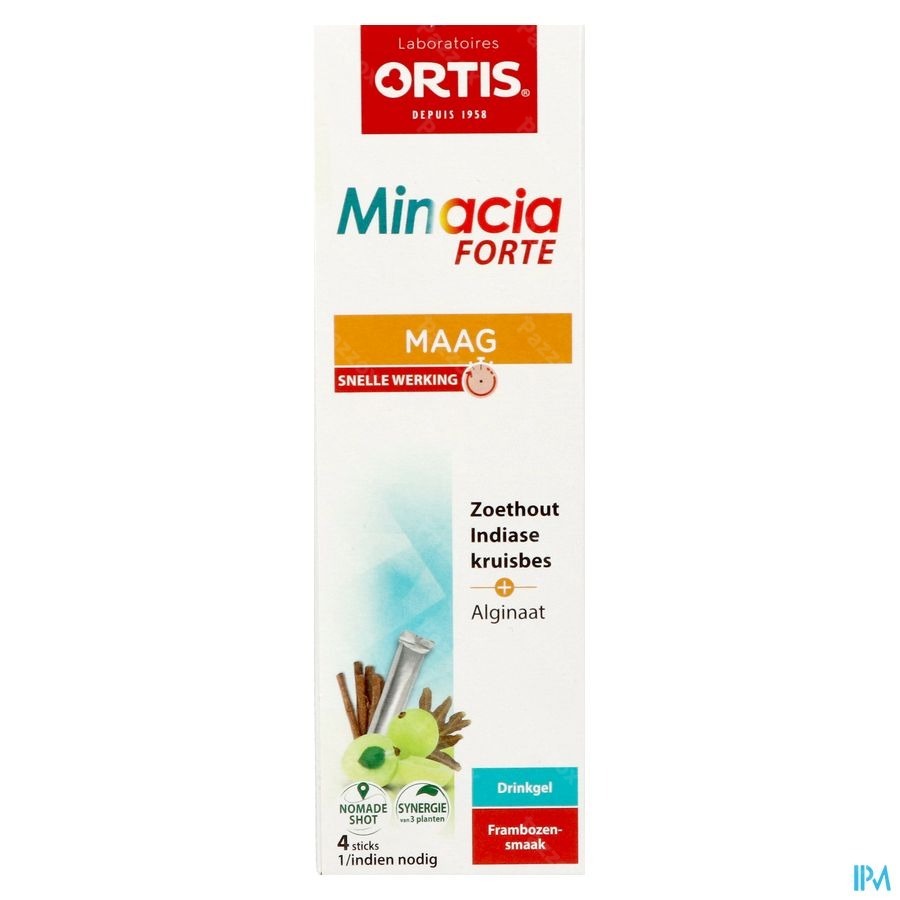 Ortis Minacia Forte Gel Stick Shots 4x12g