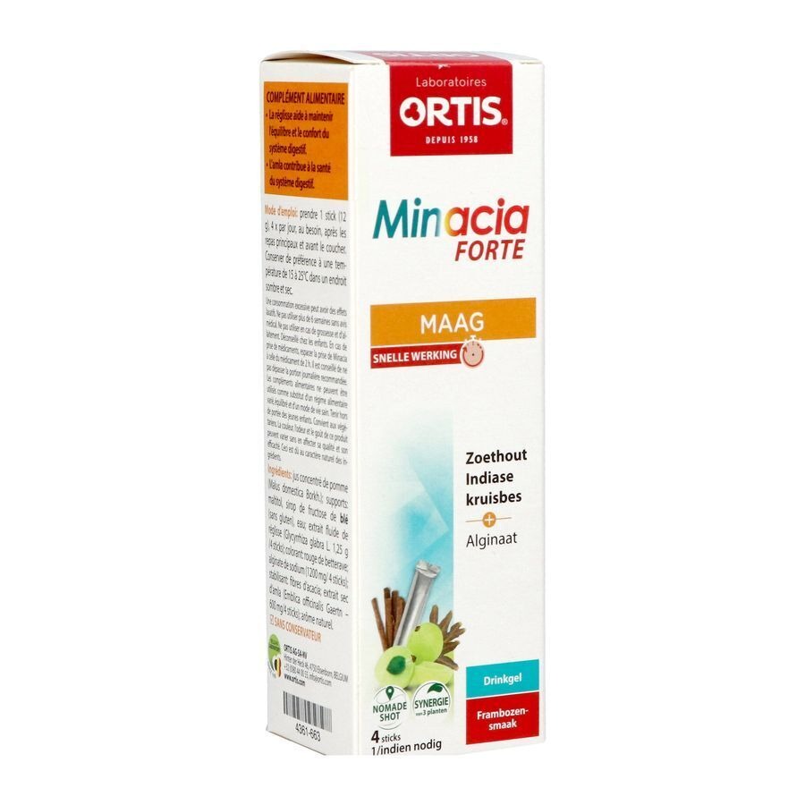 Ortis Minacia Forte Gel Stick Shots 4x12g