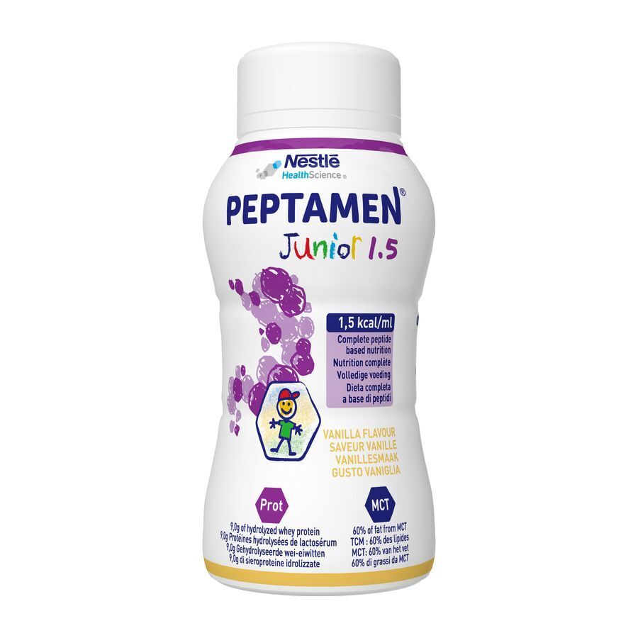 Peptamen Junior 1.5 kcal per ml Vanille 4x200ml afbeelding