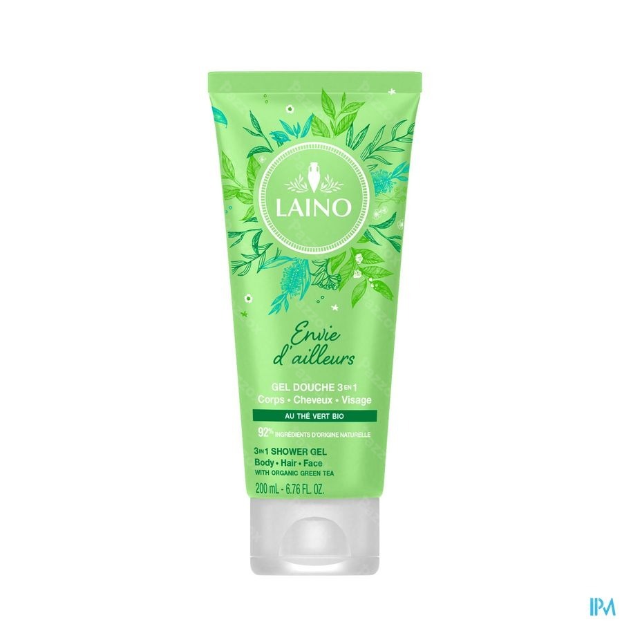 Laino Douchegel 3in1 Groene Thee Tube 200ml
