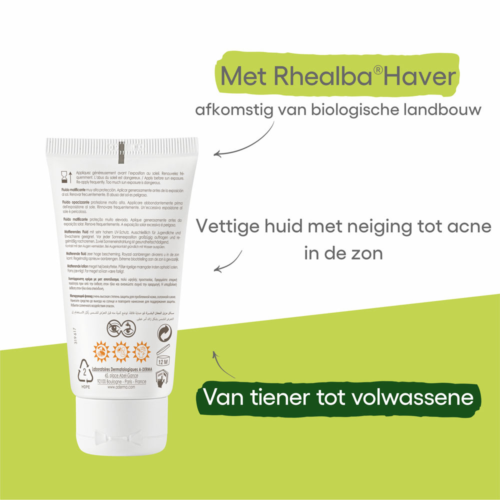 Aderma Protect Ac Matterend Spf50+ 40ml