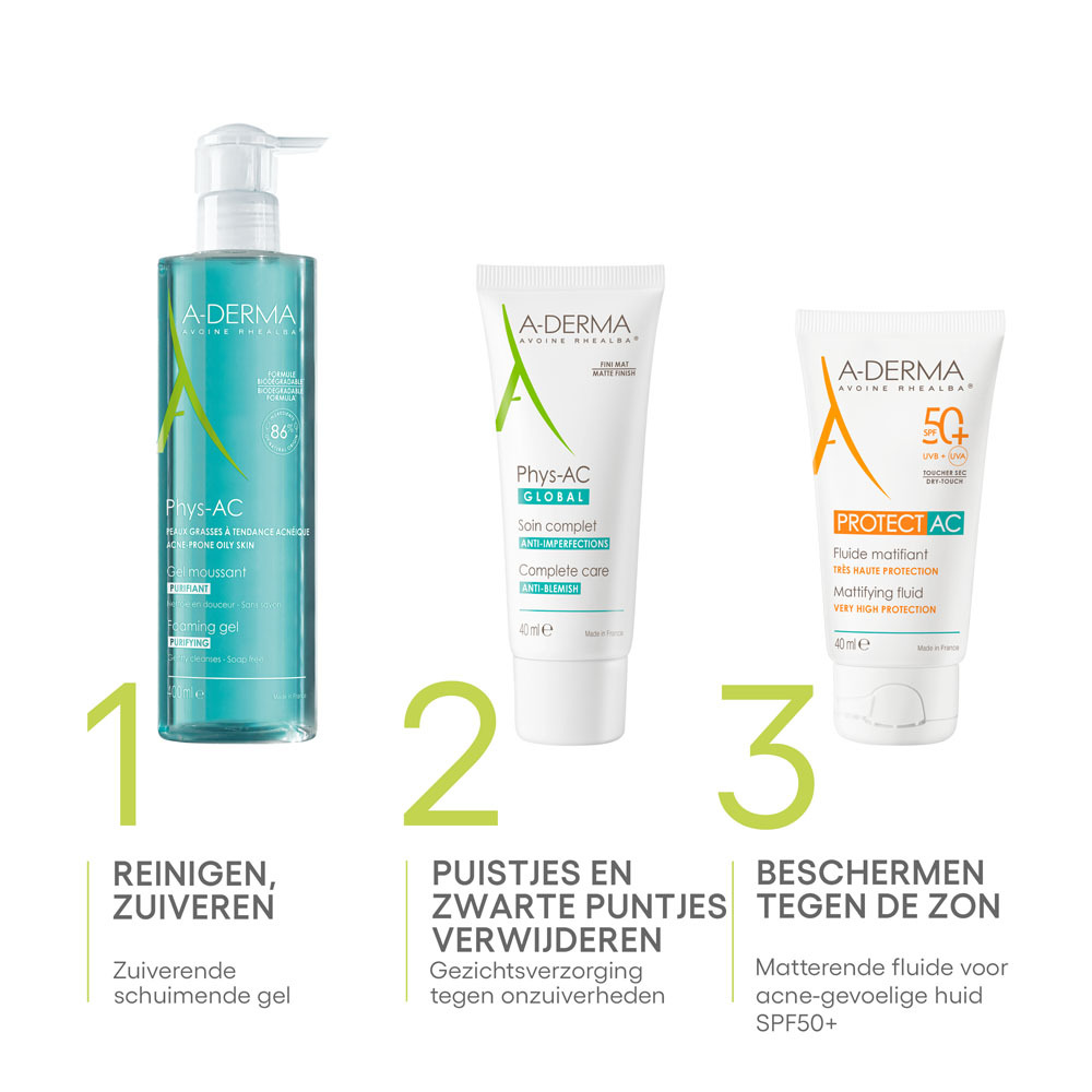 Aderma Protect Ac Matterend Spf50+ 40ml