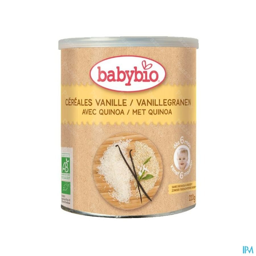 Babybio Vanillegranen Quinoa 6m 220g