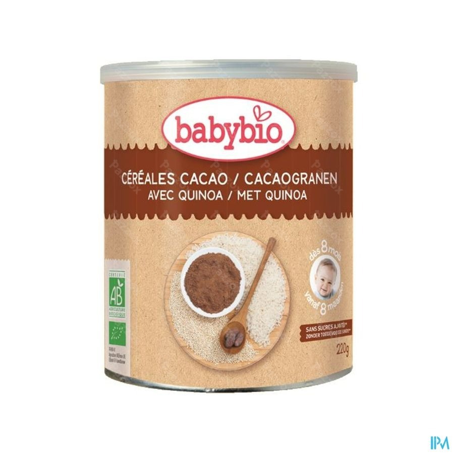 Babybio Cacaogranen Quinoa 8m 220g