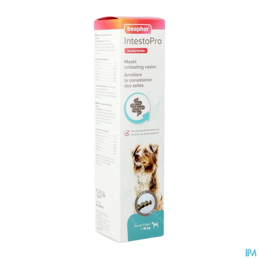 Beaphar Intesto Pro Pasta Hond >15kg 2x20ml