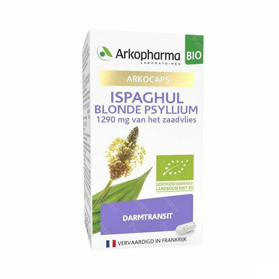 Arkocaps Ispaghul Psyllium Blond Bio 45 capsules