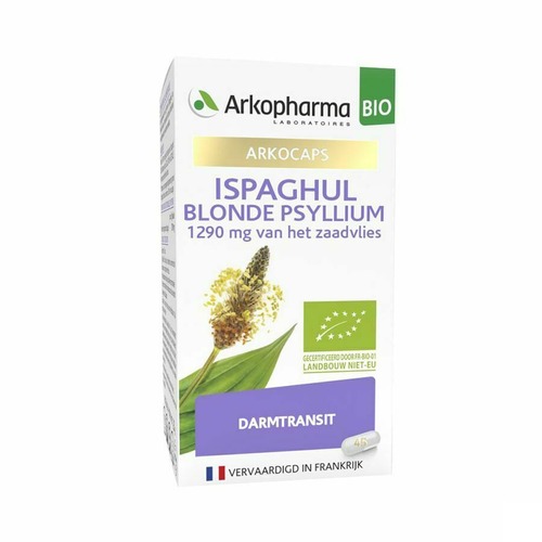 Arkocaps Ispaghul Psyllium Blond Bio 45 capsules kopen - Pazzox