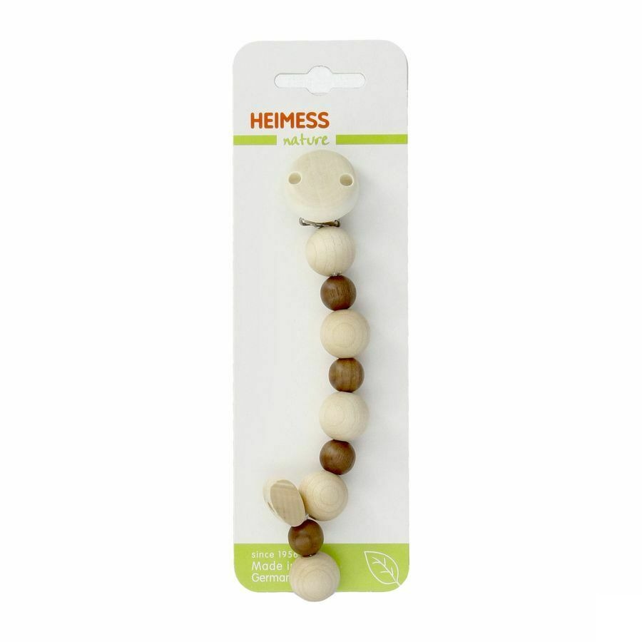 Heimess Fopspeenketting Hout Naturel