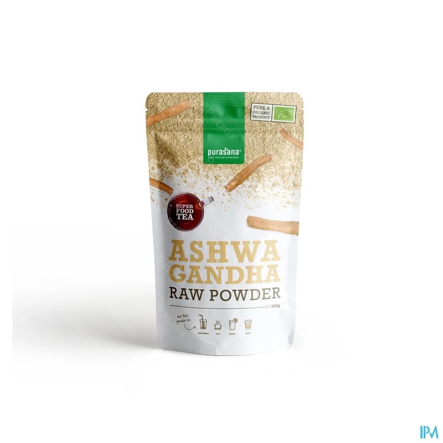 Purasana Superfoods Pdr Ashwagandha Bio 100g