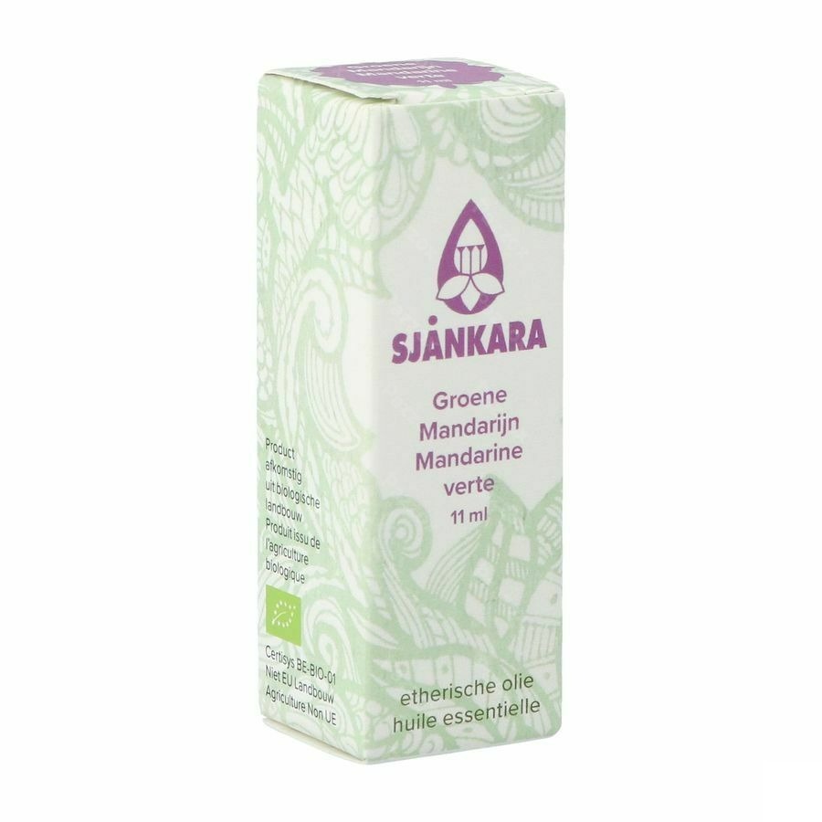 Sjankara Groene Mandarijn Ess. Olie Bio 11ml