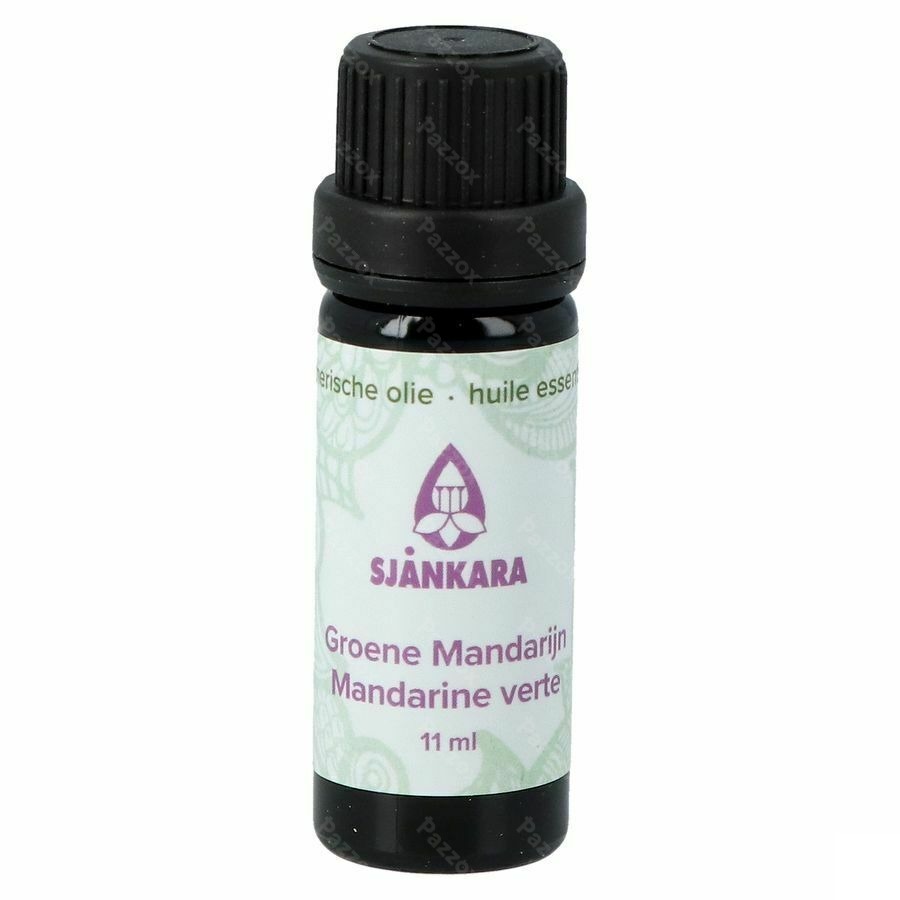 Sjankara Groene Mandarijn Ess. Olie Bio 11ml
