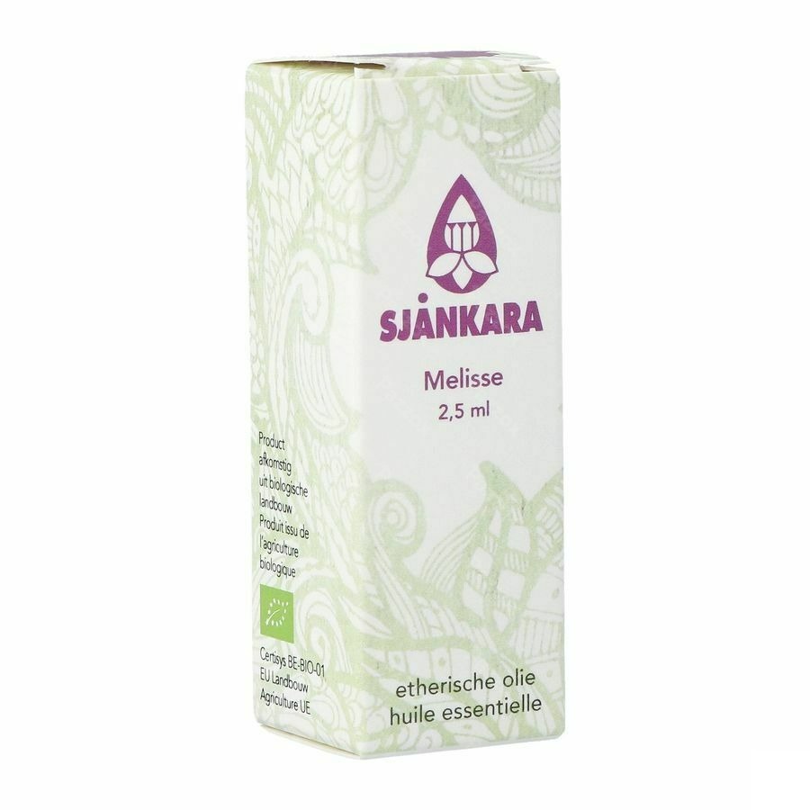 Sjankara Melisse 100% Ess. Olie Bio 2,5ml