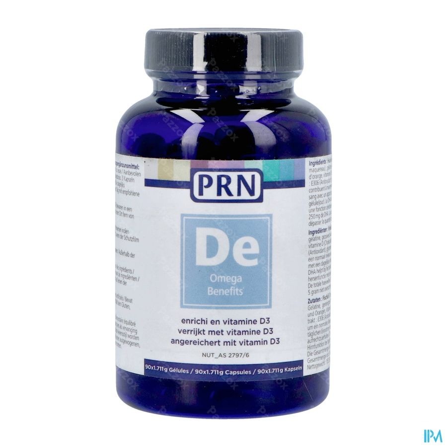 PRN De Omega Benefits 90 Capsules