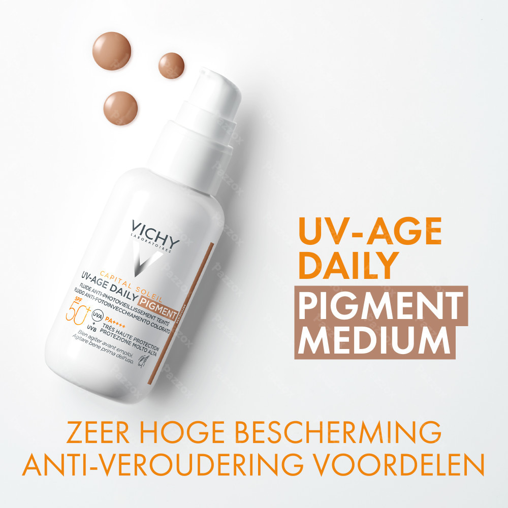 Vichy Capital Soleil Uv-Age Medium Getint SPF50+ 40ml