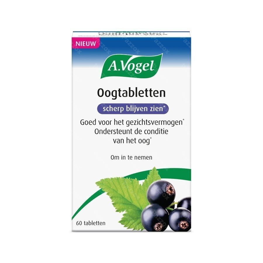 A. Vogel Oogtabletten 60 Tabletten