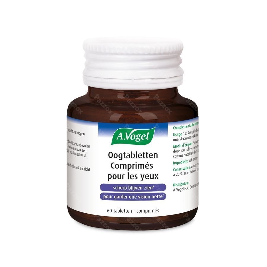 A. Vogel Oogtabletten 60 Tabletten