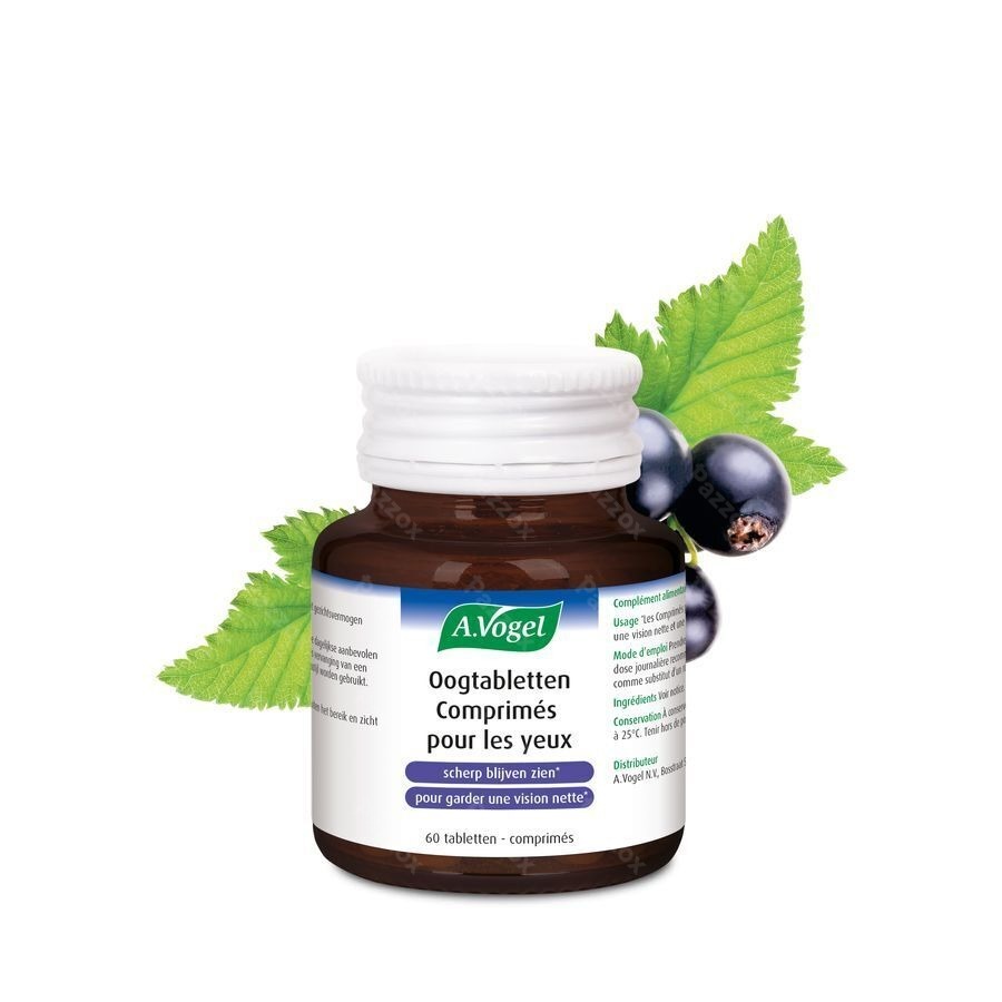 A. Vogel Oogtabletten 60 Tabletten