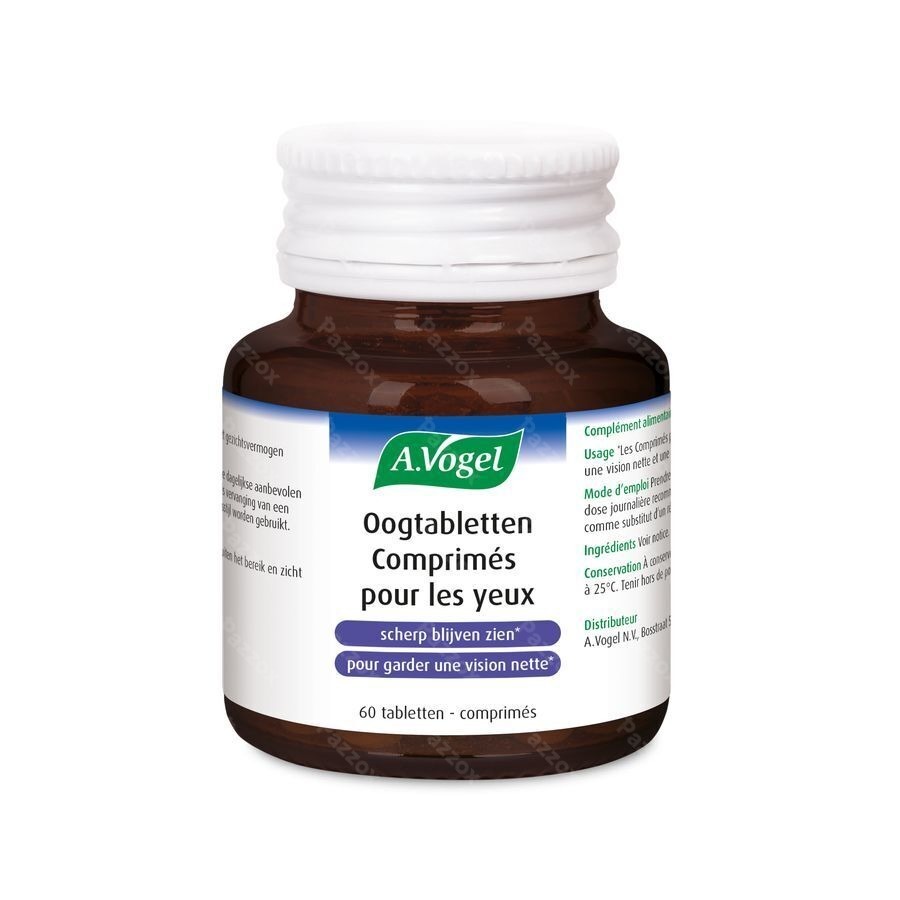 A. Vogel Oogtabletten 60 Tabletten