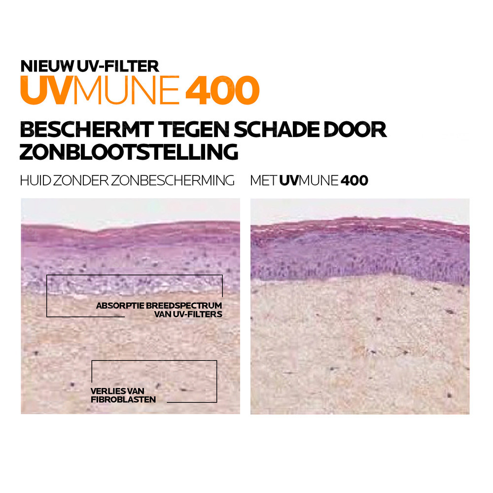 La Roche-Posay Anthelios UVmune 400 Onzichtbare Fluid Zonder Parfum SPF50+ 50ml