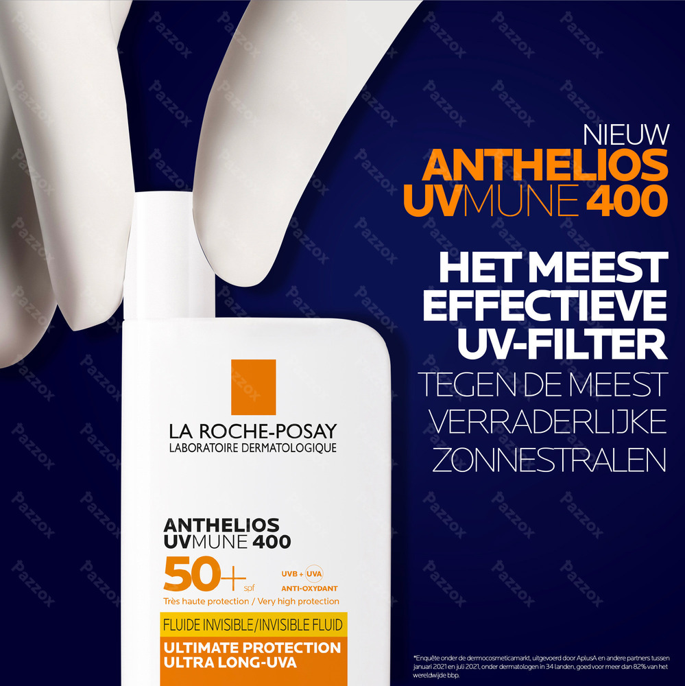 La Roche-Posay Anthelios UVmune 400 Onzichtbare Fluid Zonder Parfum SPF50+ 50ml