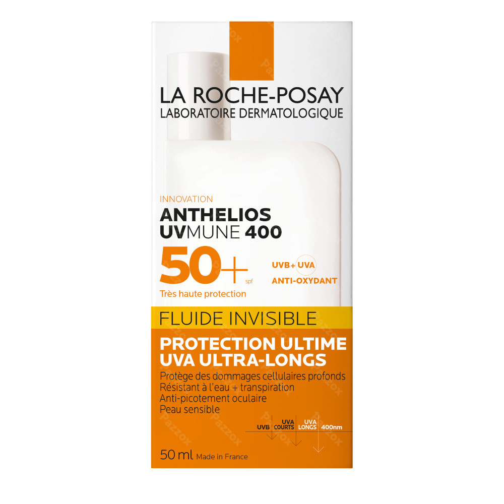 La Roche-Posay Anthelios UVmune 400 Onzichtbare Fluid Zonder Parfum SPF50+ 50ml