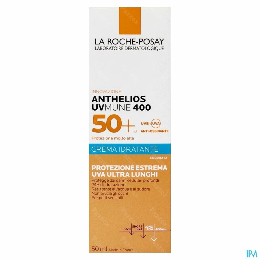 La Roche-Posay Anthelios Uvmune400 Hydraterende Crème Met Parfum SPF50+ 50ml