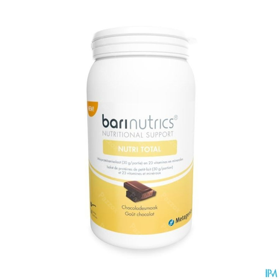 BariNutrics NutriTotal Chocoladesmaak 14 Porties