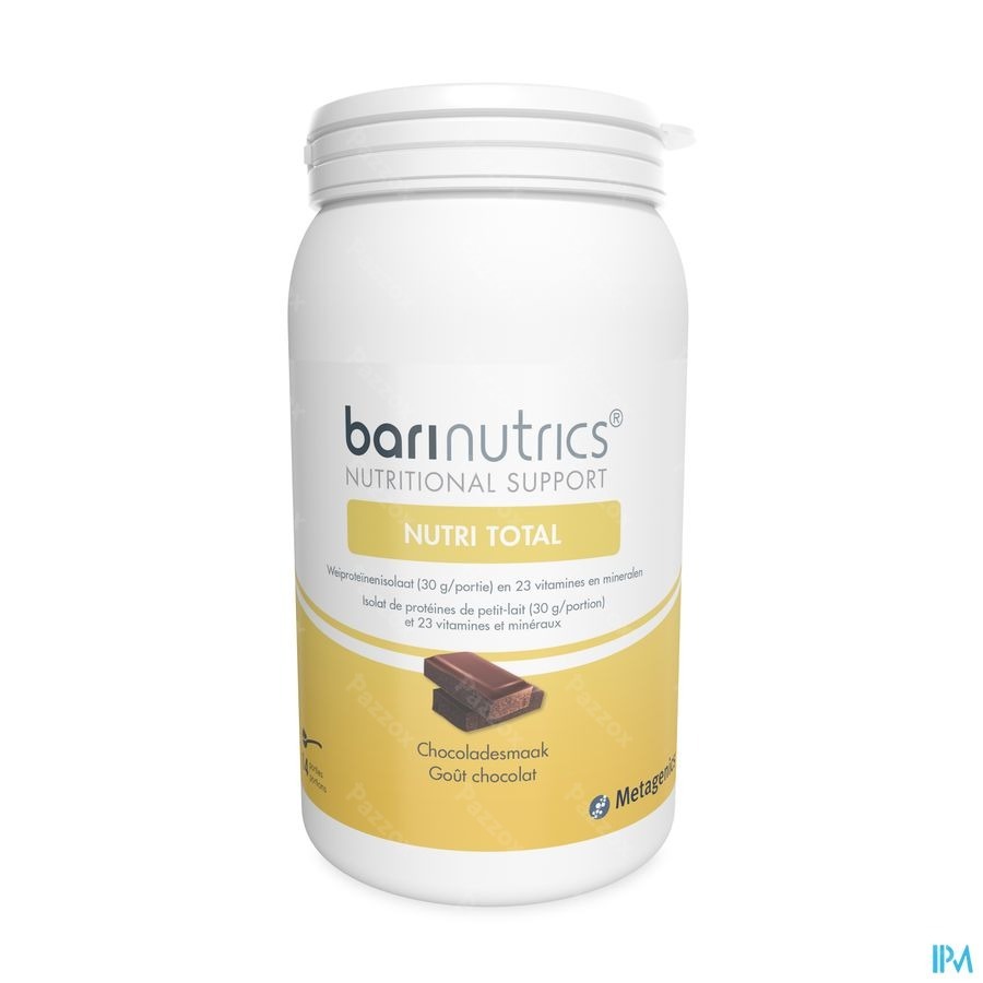 BariNutrics NutriTotal Chocoladesmaak 14 Porties